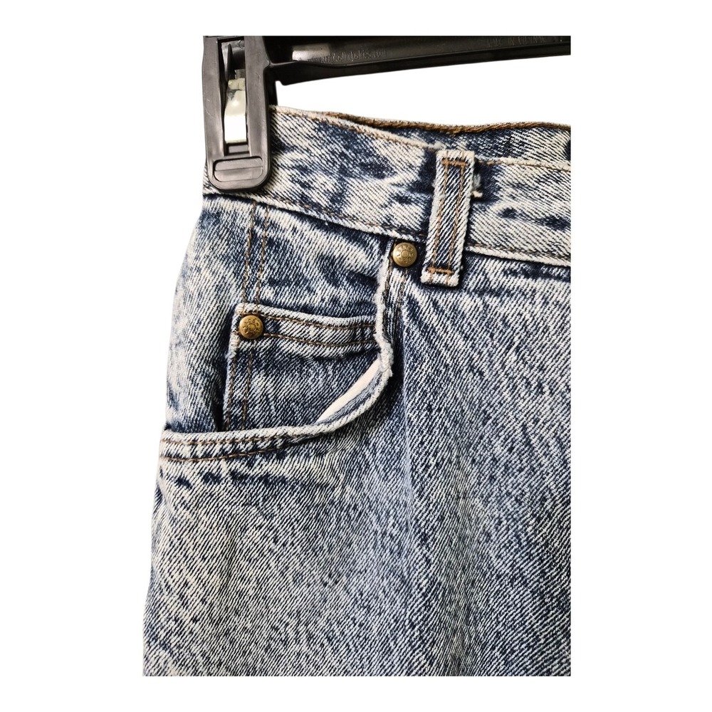 Vintage 80s Levi's Orange Tab USA Acid Wash High Rise Mom Jeans Size 5 - Picture 3 of 7